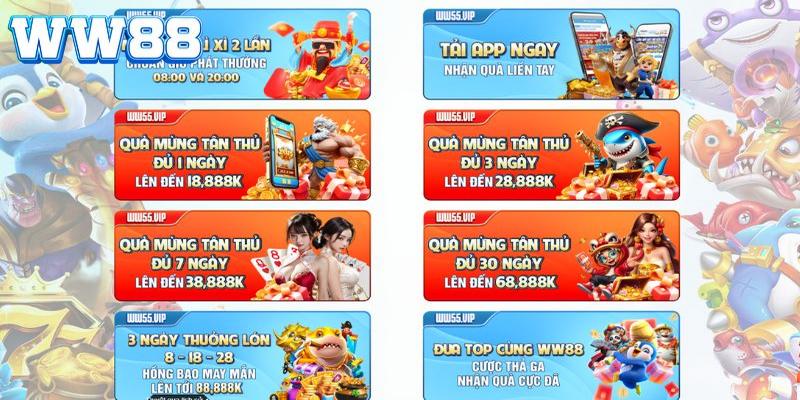 Khuyến mãi WW88 ngày đặc biệt 8 – 18 – 28