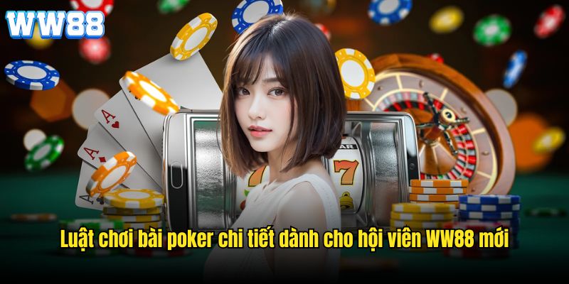 Luật chơi bài poker chi tiết dành cho hội viên WW88 mới
