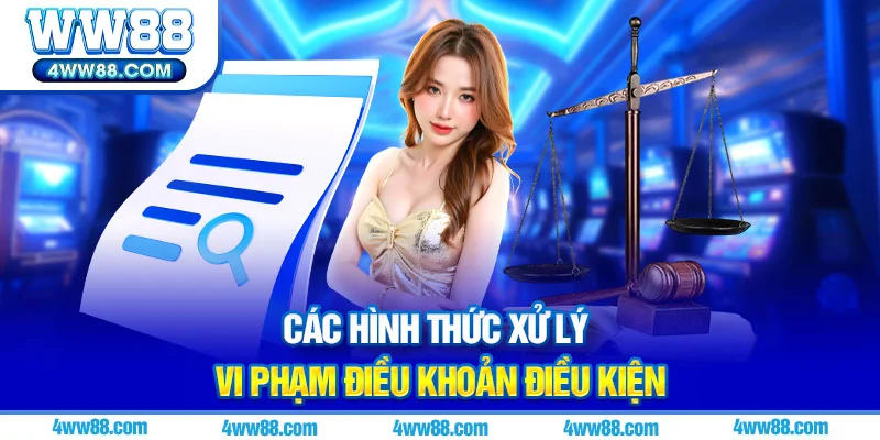 Các hình thức xử lý vi phạm điều khoản điều kiện