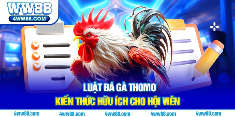 Luật đá gà Thomo ảnh đại diện Ww88